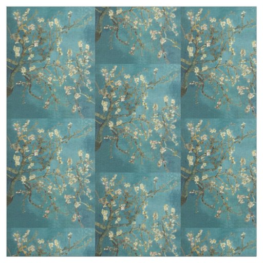 Van Gogh - Blossoming Almond Tree Fabric