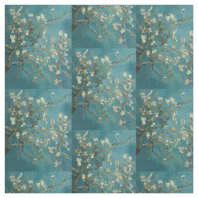 Van Gogh - Blossoming Almond Tree Fabric (Swatch)