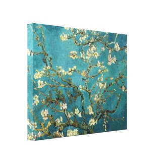 Van Gogh Blossoming Almond Tree Fine Art Stretched Canvas Print