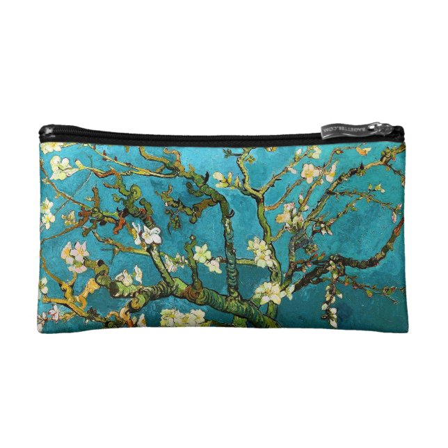 Van Gogh Blossoming Almond Tree Fine Art Makeup Bag (Front)