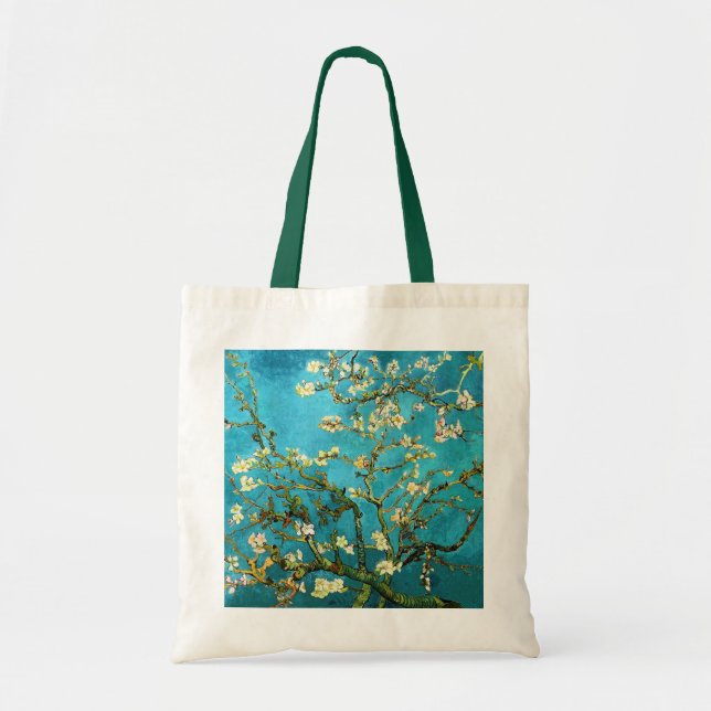 Van Gogh Blossoming Almond Tree Fine Art Tote Bag (Front)
