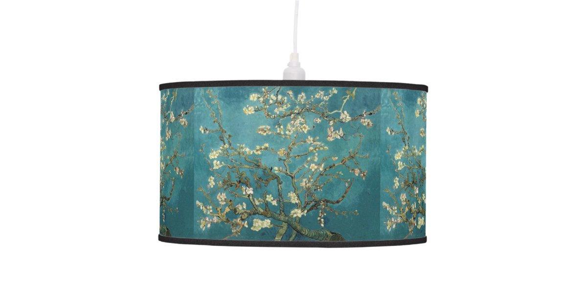 Van Gogh - Blossoming Almond Tree Hanging Lamp | Zazzle.com