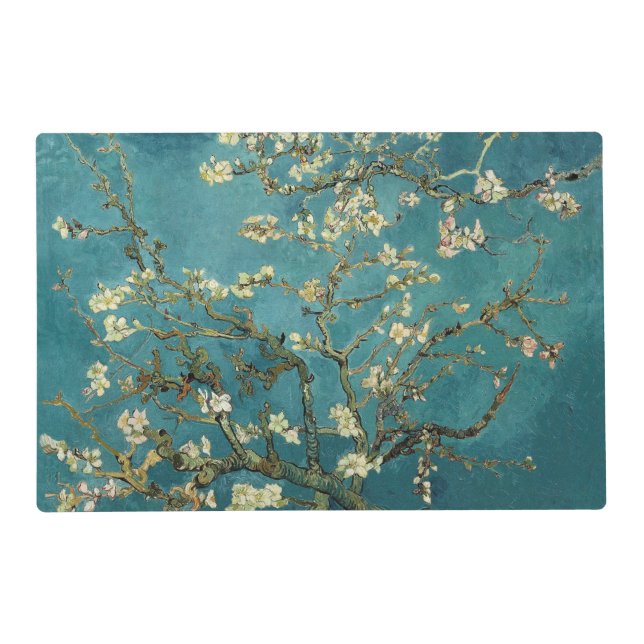 Van Gogh - Blossoming Almond Tree Placemat (Front)
