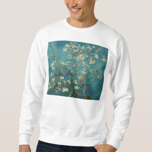 Van Gogh - Blossoming Almond Tree Sweatshirt (Front)