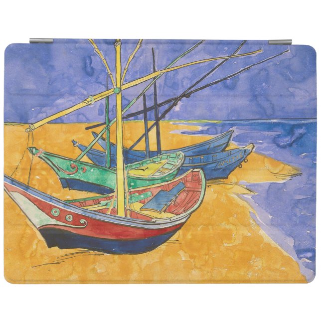 Van Gogh Boats Impressionism Beach iPad Smart Cover (Horizontal)
