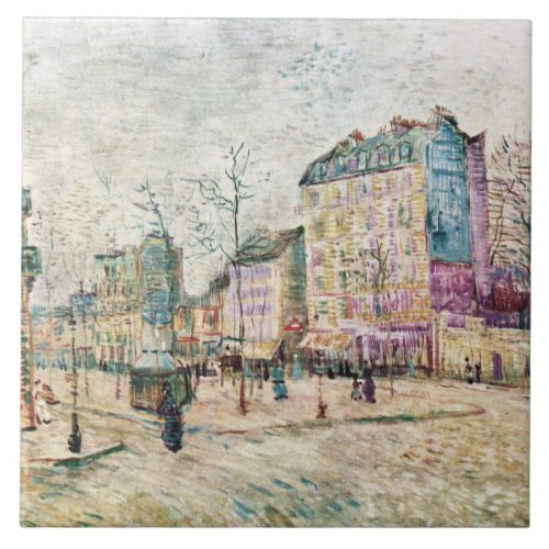 Van Gogh Boulevard de Clichy Ceramic Tile