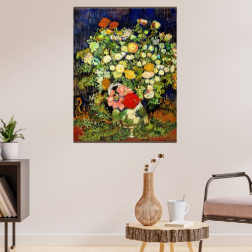 Van Gogh _ Bouquet of Flowers in a Vase Poster