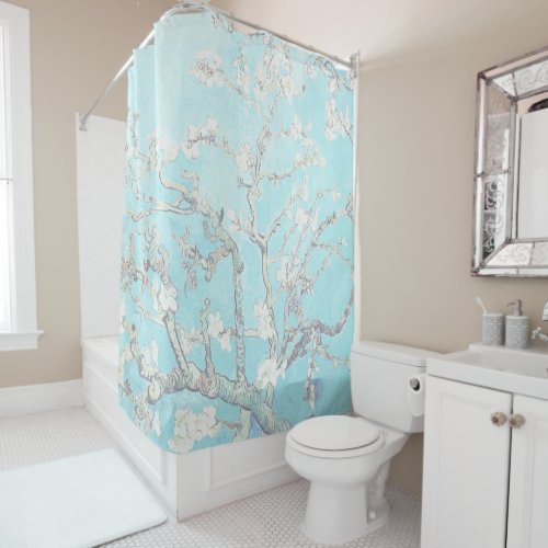 Van Gogh Branches With Almond Blossom Shower Curtain