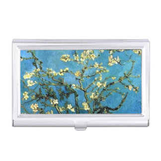 Van Gogh Branches with Almond Blossoms Business Card Holder