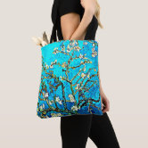 Round Crossbody for Women Van Gogh Blossoming Almond Tree Circle