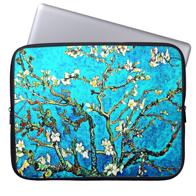 Van Gogh - Branches with Almonds Laptop Sleeve (Front)