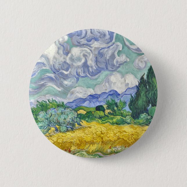 Van gogh button (Front)