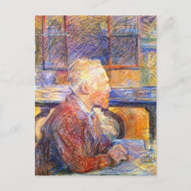Van Gogh by Toulouse-Lautrec Postcard (Front)
