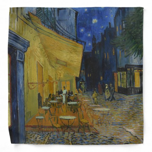 Van Gogh Cafe Terrace At Night Bandana