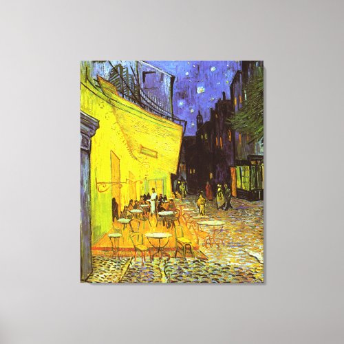 Van Gogh Cafe Terrace at Night Canvas Print