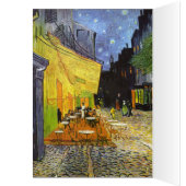 Van Gogh Cafe Terrace at Night Cards (Inside (Left))