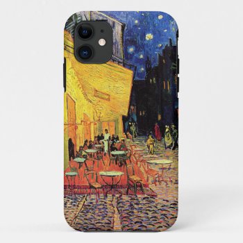 Van Gogh Cafe Terrace At Night Iphone 11 Case by unique_cases at Zazzle