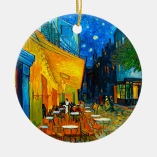 Van Gogh Café Terrace at Night Ceramic Ornament