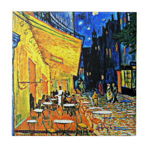 Van Gogh - Cafe Terrace at Night Ceramic Tile