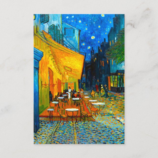 Van Gogh Café Terrace at Night Enclosure Card (Front)