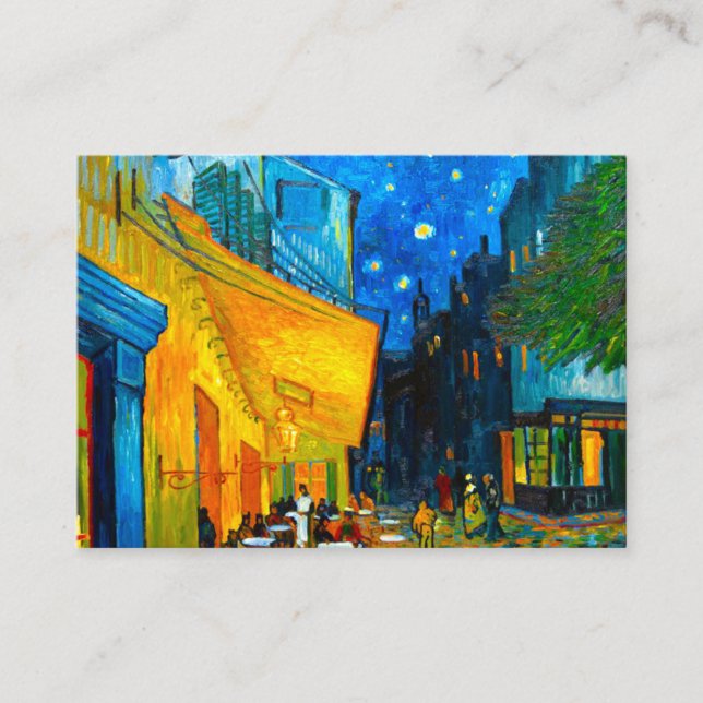 Van Gogh Café Terrace at Night Enclosure Card (Front)