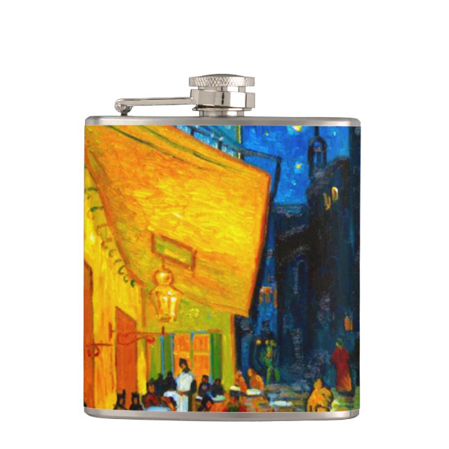 Van Gogh Café Terrace at Night Flask (Front)