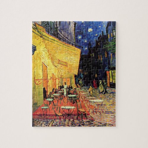 Van Gogh Cafe Terrace At Night Jigsaw Puzzle