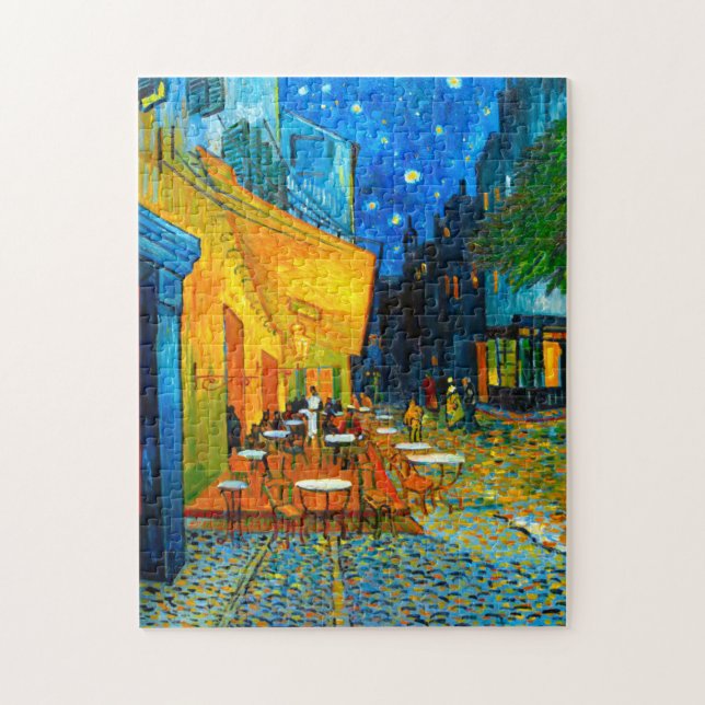 Van Gogh Café Terrace at Night Jigsaw Puzzle (Vertical)