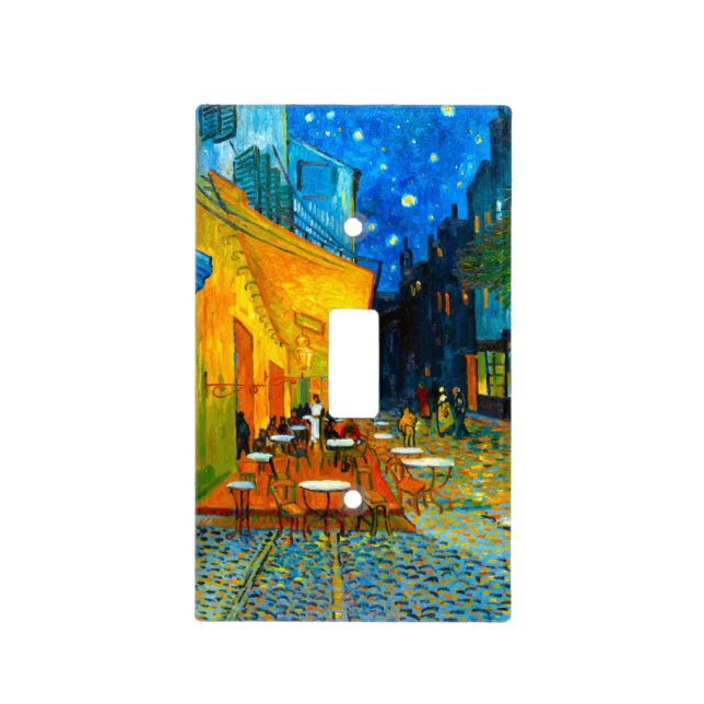 Van Gogh Café Terrace at Night Light Switch Cover (Front)