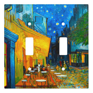 Van Gogh Café Terrace at Night Light Switch Cover