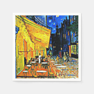 Van Gogh - Cafe Terrace at Night Napkins