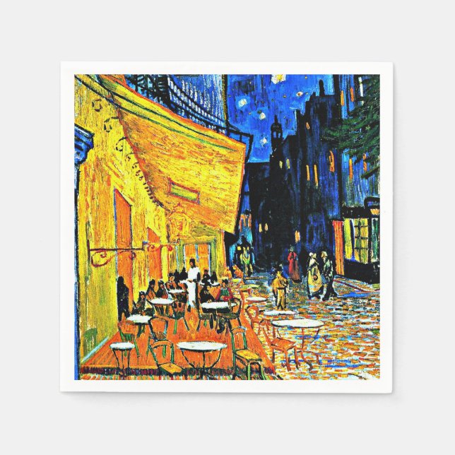 Van Gogh - Cafe Terrace at Night Napkins (Front)