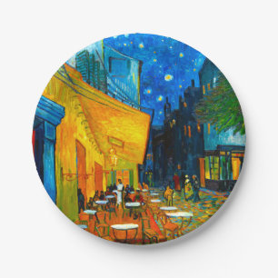 Van Gogh Café Terrace at Night Paper Plates