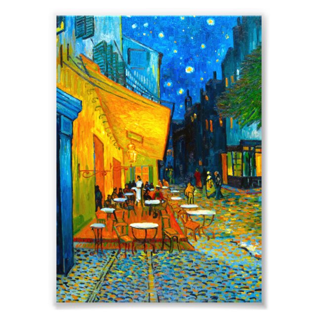 Van Gogh Café Terrace at Night Photo Print (Front)