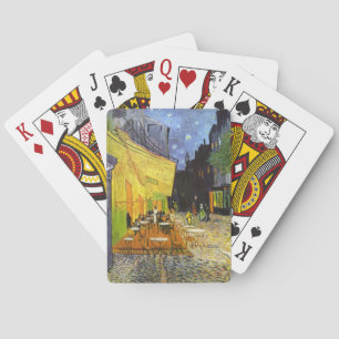 van gogh - cafe terrace at night poker cards
