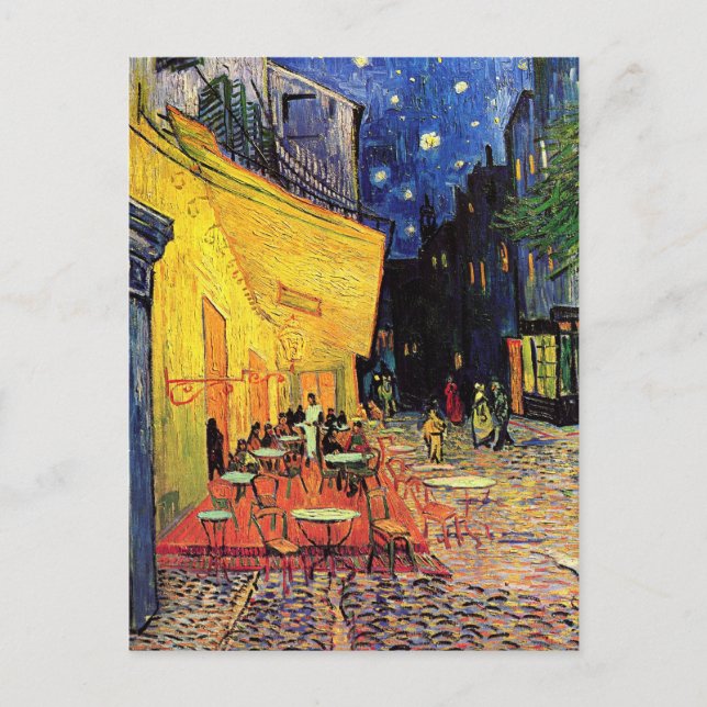 Van Gogh Cafe Terrace At Night Postcard (Front)