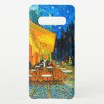 Van Gogh Café Terrace at Night Samsung Galaxy S10  Case<br><div class="desc">Samsung Galaxy Case featuring Vincent van Gogh’s oil painting Café Terrace at Night (1888). Yellow stars paint the blue night sky above an outdoor café in France. A marvelous gift for fans of Post-Impressionism and Dutch art.</div>
