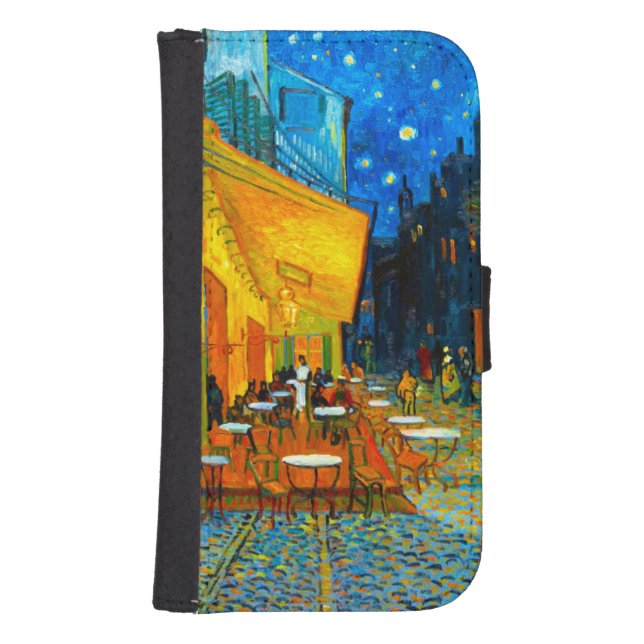 Van Gogh Café Terrace at Night Samsung Galaxy Wallet Case (Front)