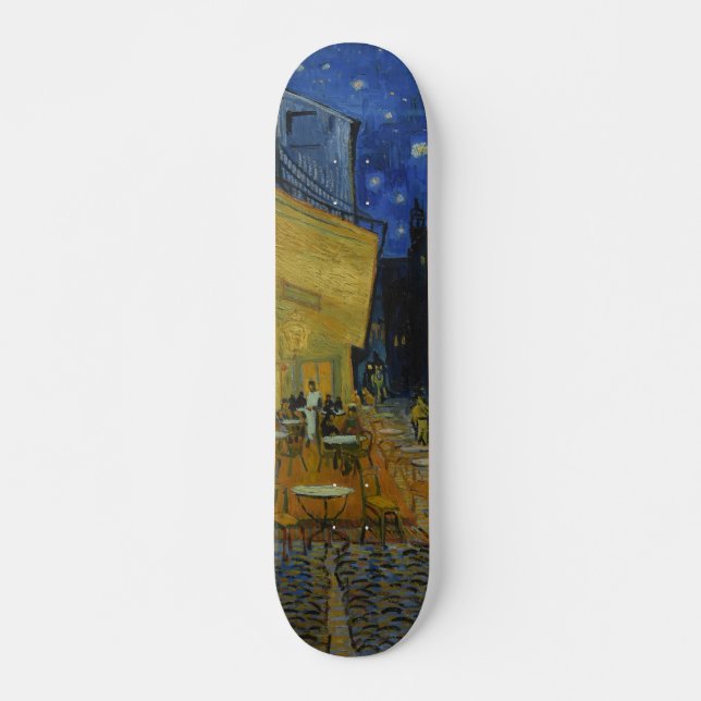 Van Gogh Cafe Terrace At Night Skateboard (Front)