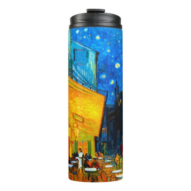 Van Gogh Café Terrace at Night Thermal Tumbler (Front)