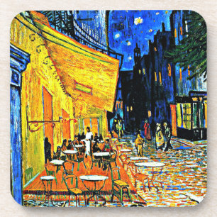 Van Gogh - Cafe Terrace Beverage Coaster