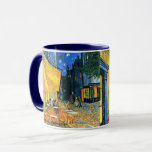Van Gogh - Cafe Terrace, famous painting Mug<br><div class="desc">Vincent Van Gogh popular painting,  Café Terrace, </div>