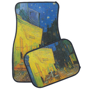 Van Gogh Cafe Terrace French Street Scene Car Floor Mat