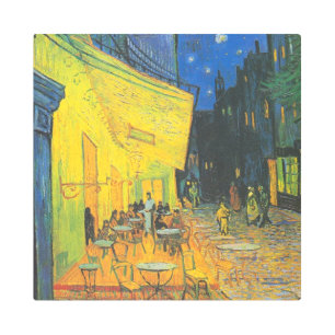 Van Gogh Cafe Terrace French Street Scene Metal Print