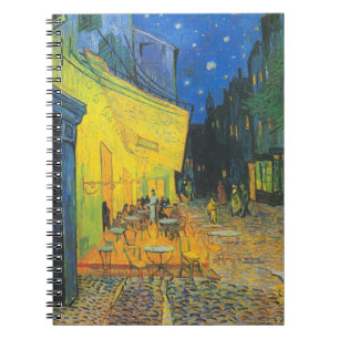 Van Gogh Cafe Terrace French Street Scene Notebook