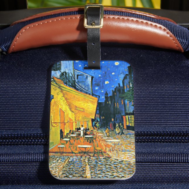 Van Gogh - Cafe Terrace, Luggage Tag (Front Insitu 2)