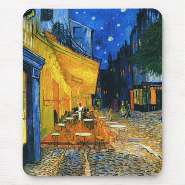 Van Gogh Café Terrace Mouse Pad (Front)