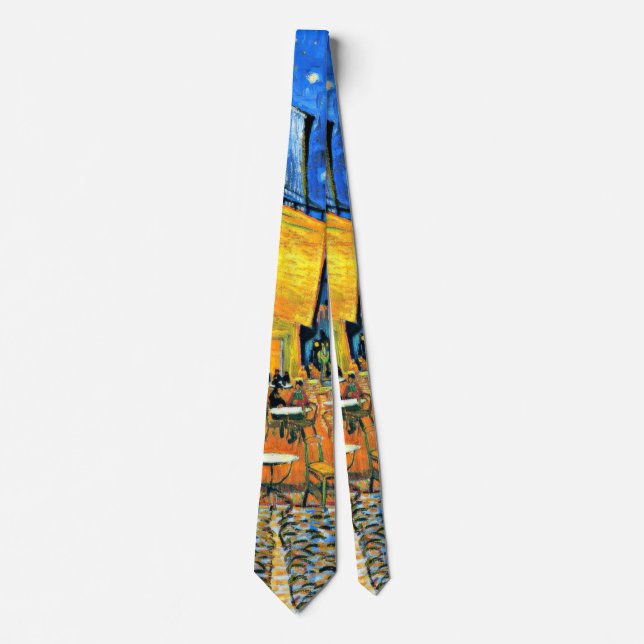 Van Gogh - Cafe Terrace Neck Tie (Front)