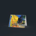 Van Gogh, Cafe Terrace, place-du-forum, Arles Card<br><div class="desc">Cafe Terrace,  Place-du-Forum,  Arles. Fine art painting by Vincent van Gogh.</div>