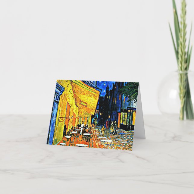 Van Gogh, Cafe Terrace, place-du-forum, Arles Card (Front)